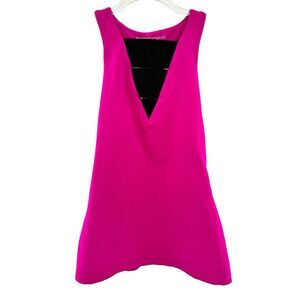 Beyond Yoga Sleek Stripe Raise‎ it Higher Tank Top Wildberry Size Small